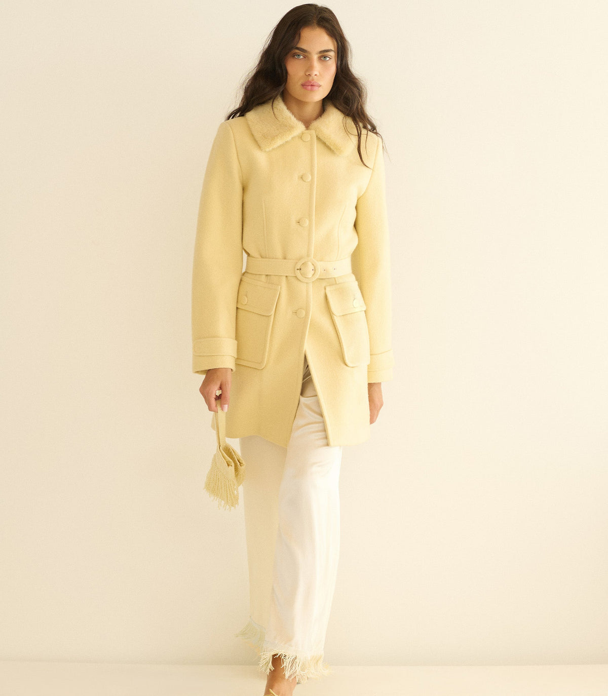 Lavon Fringe Pant in Candlelight - view 7