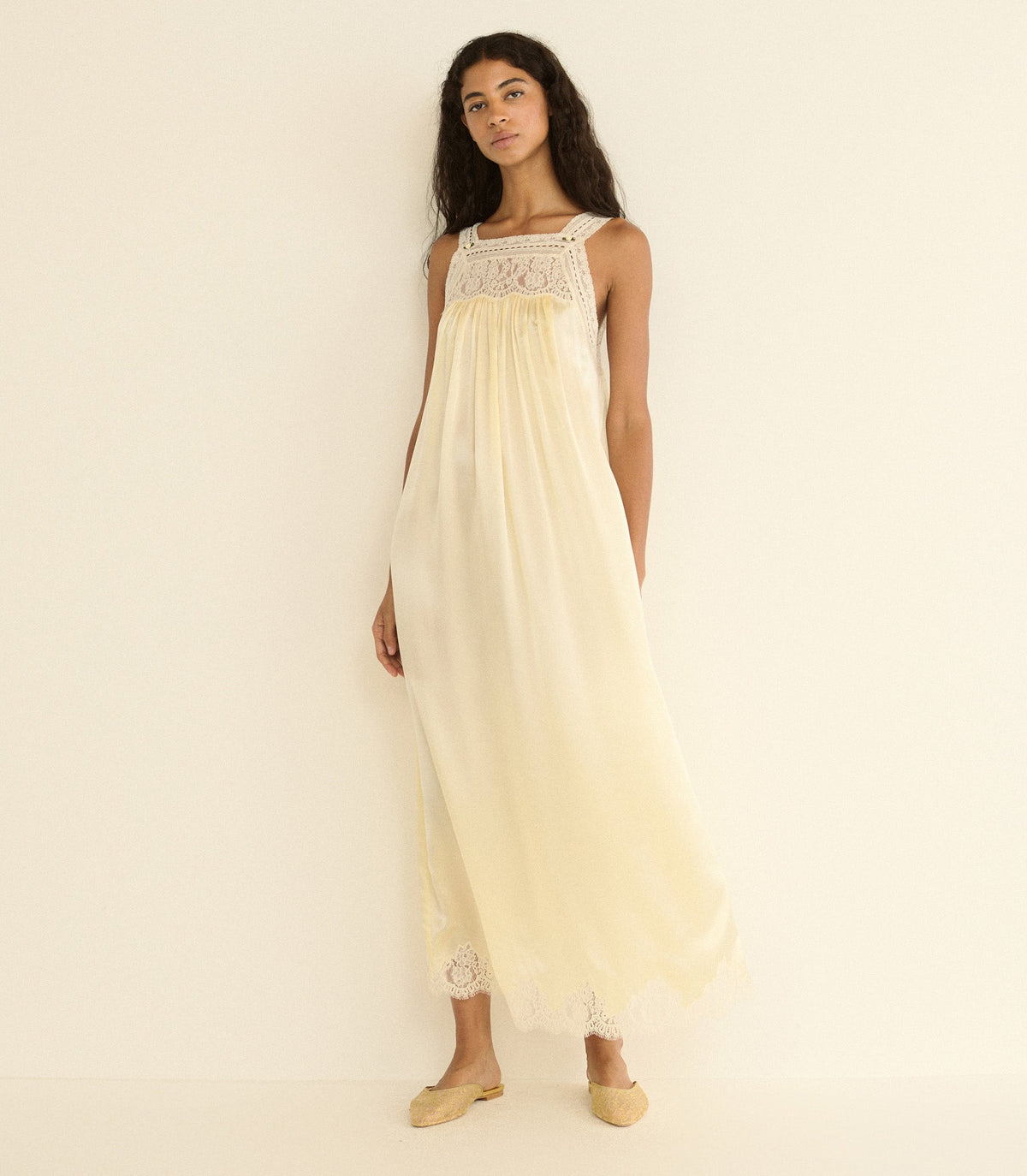 Luciane Dress in Vanilla - view 1