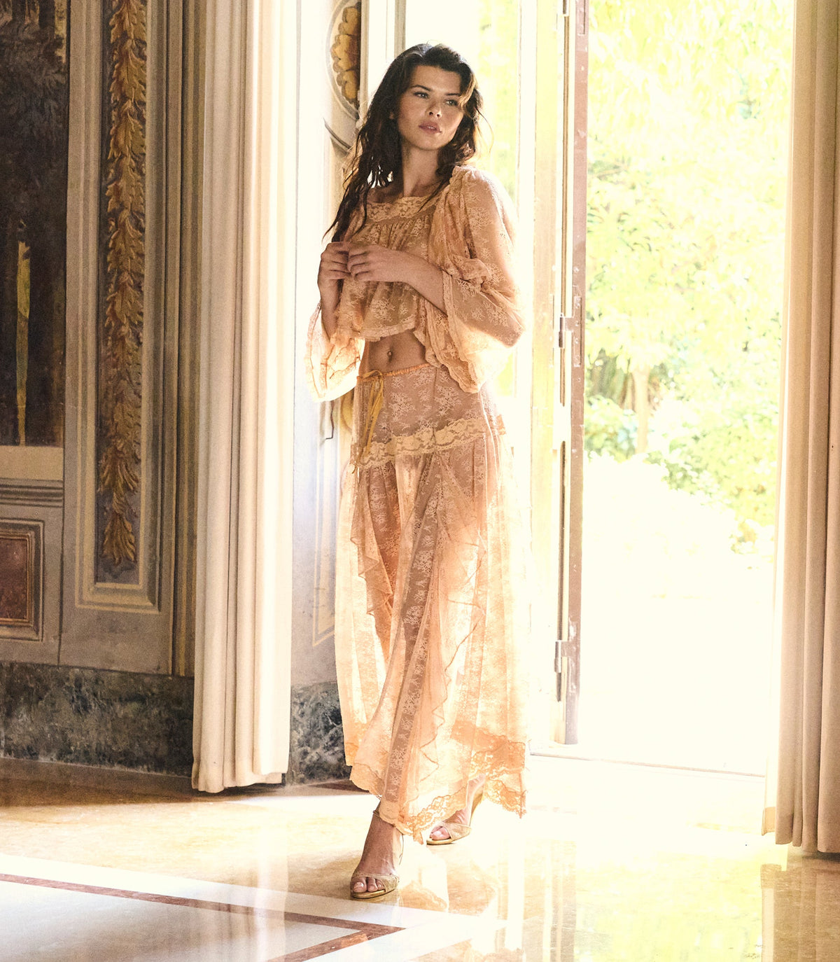 Noellie Skirt in Toasted Almond - view 3