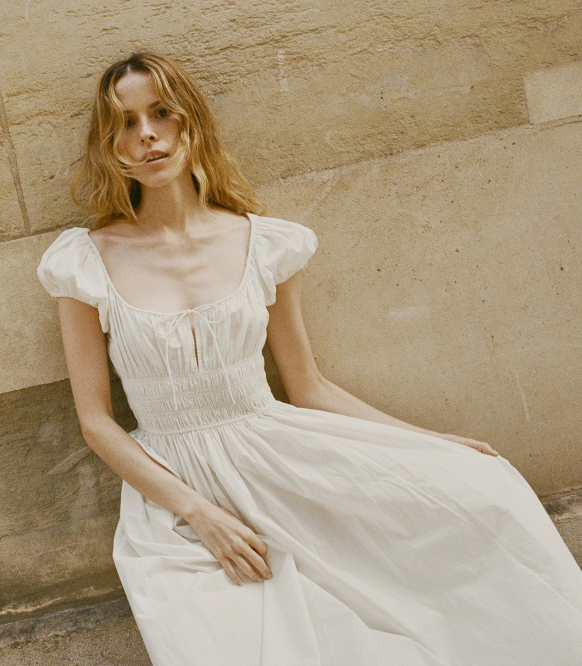 Quinn Dress in Salt - view 1