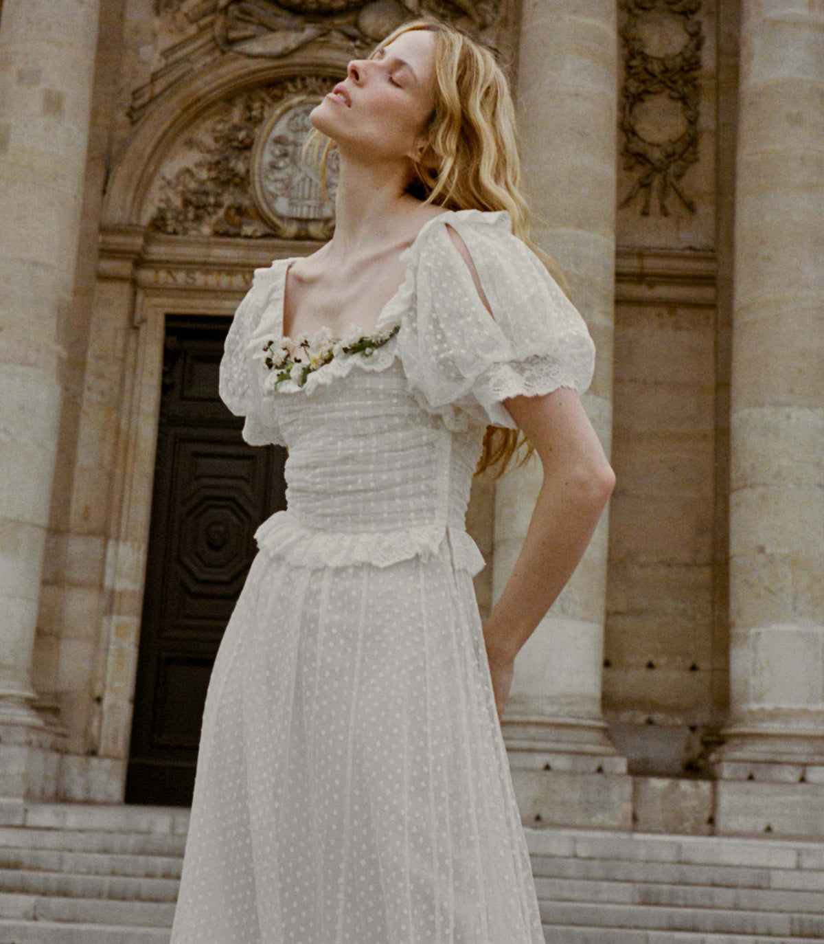 Sol Anniversary Dress in Salt - view 2
