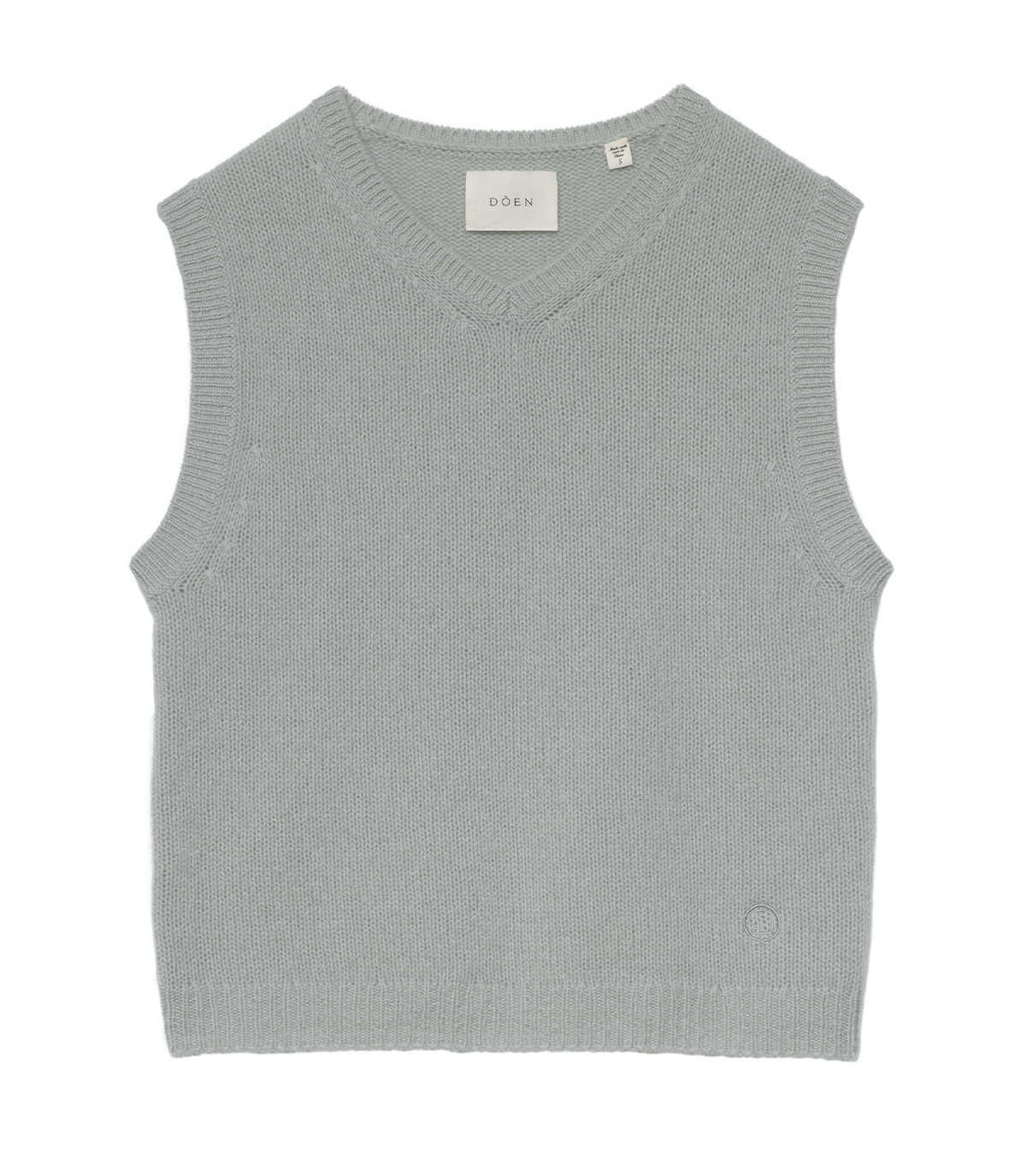 Winston Cashmere Vest in Eucalyptus - view 5